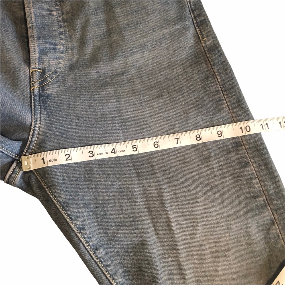 Levi’s Wedgie Skinny Button Fly Ankle Jean Frayed Hem - Picture 10 of 16